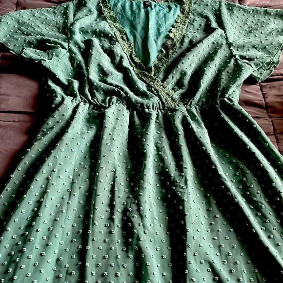SHEIN | Dresses | Shein Curve Dark Green Swiss Dot Dress | Poshmark SHEIN | Dresses | Shein Curve Dark Green Swiss Dot Dress | Poshmark